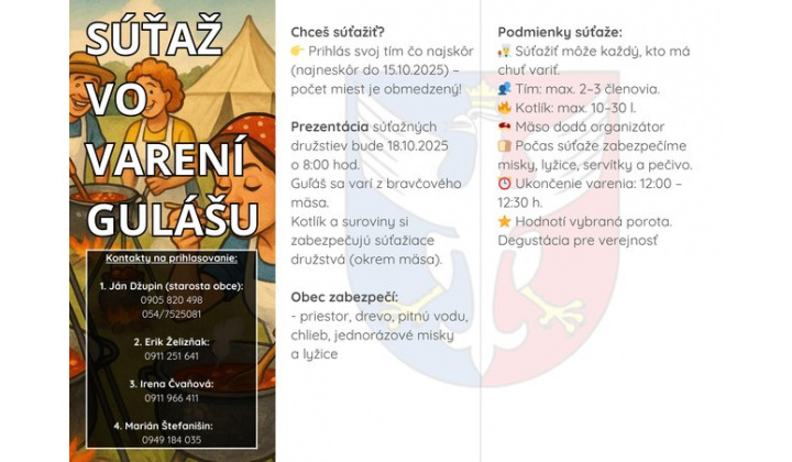 Súťaž vo varení gulášu